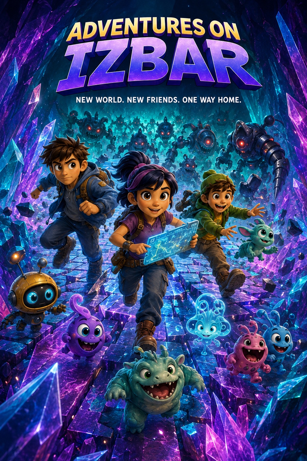 Adventures on Izbar original development concept poster