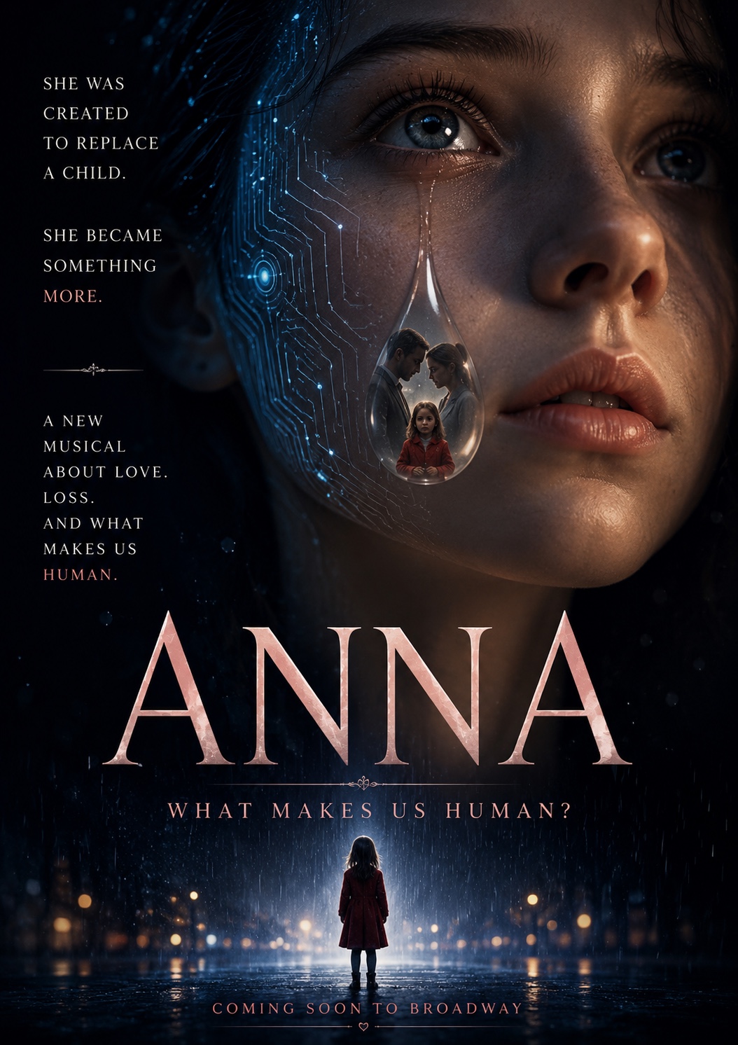 Anna original musical development concept poster