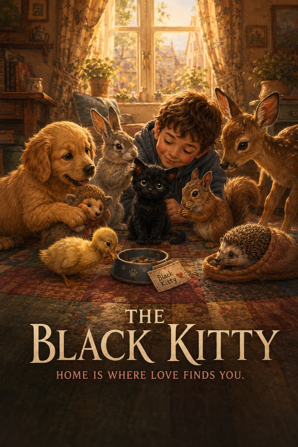 The Black Kitty original development artwork