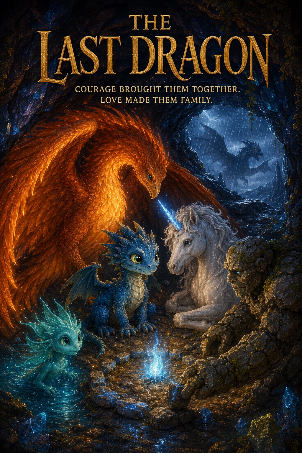 The Last Dragon courage-themed concept poster