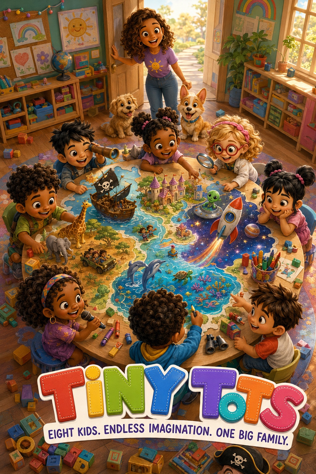 Tiny Tots original development artwork