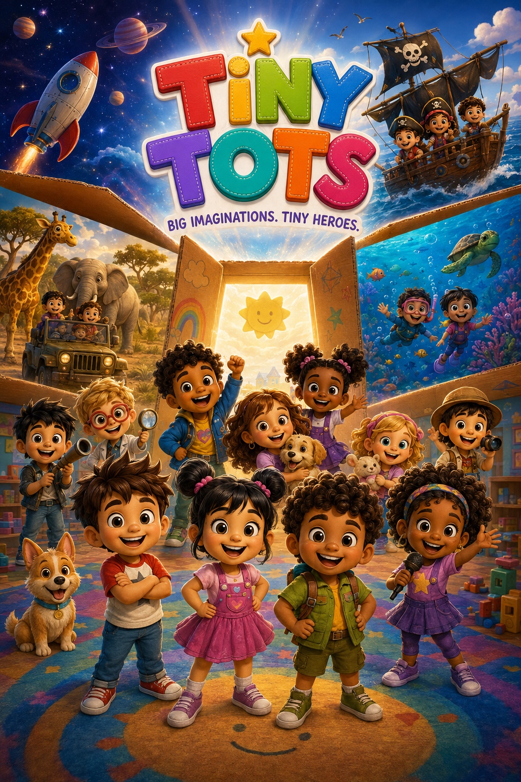 Tiny Tots original development concept poster