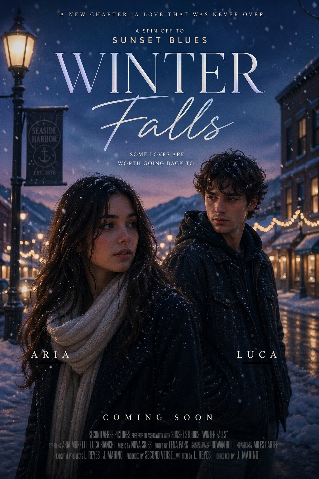 Winter Falls original development concept poster